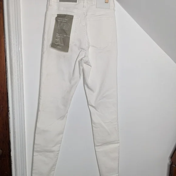 EVERLANE Curvy Authentic Stretch High-Rise Skinny Jean Black NEW Size 25 Regular - Picture 3 of 8